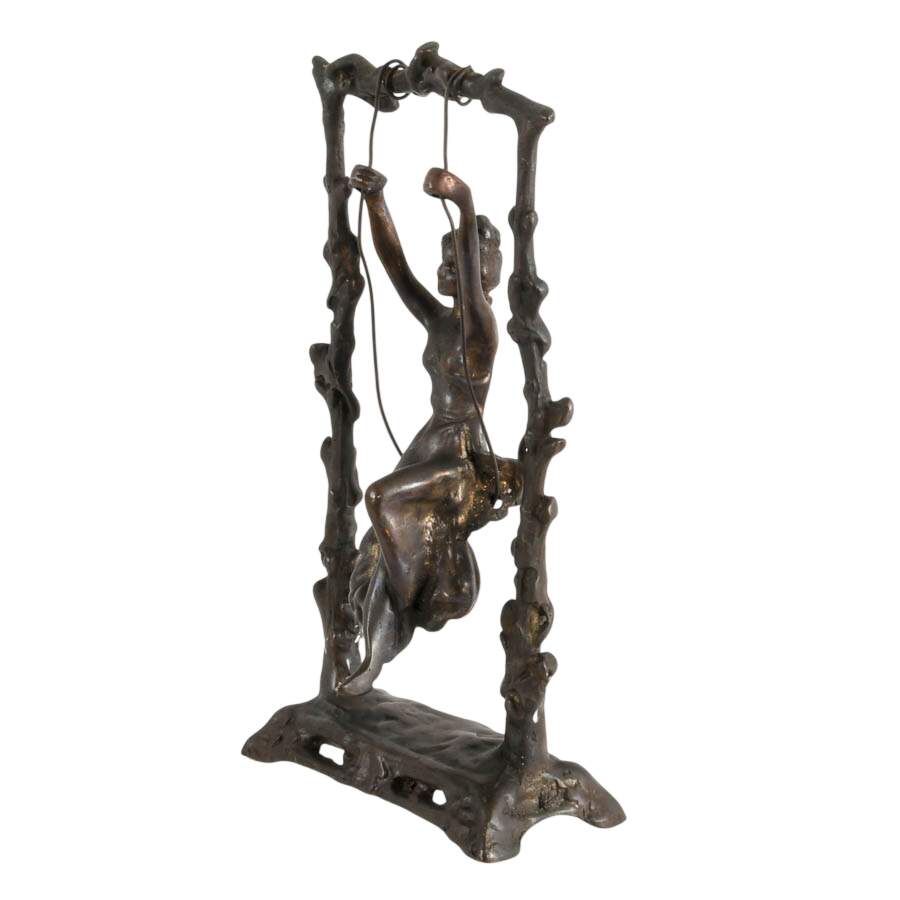 Art Nouveau Girl on a Swing After Auguste Moreau-4