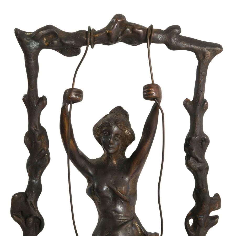 Art Nouveau Girl on a Swing After Auguste Moreau-2