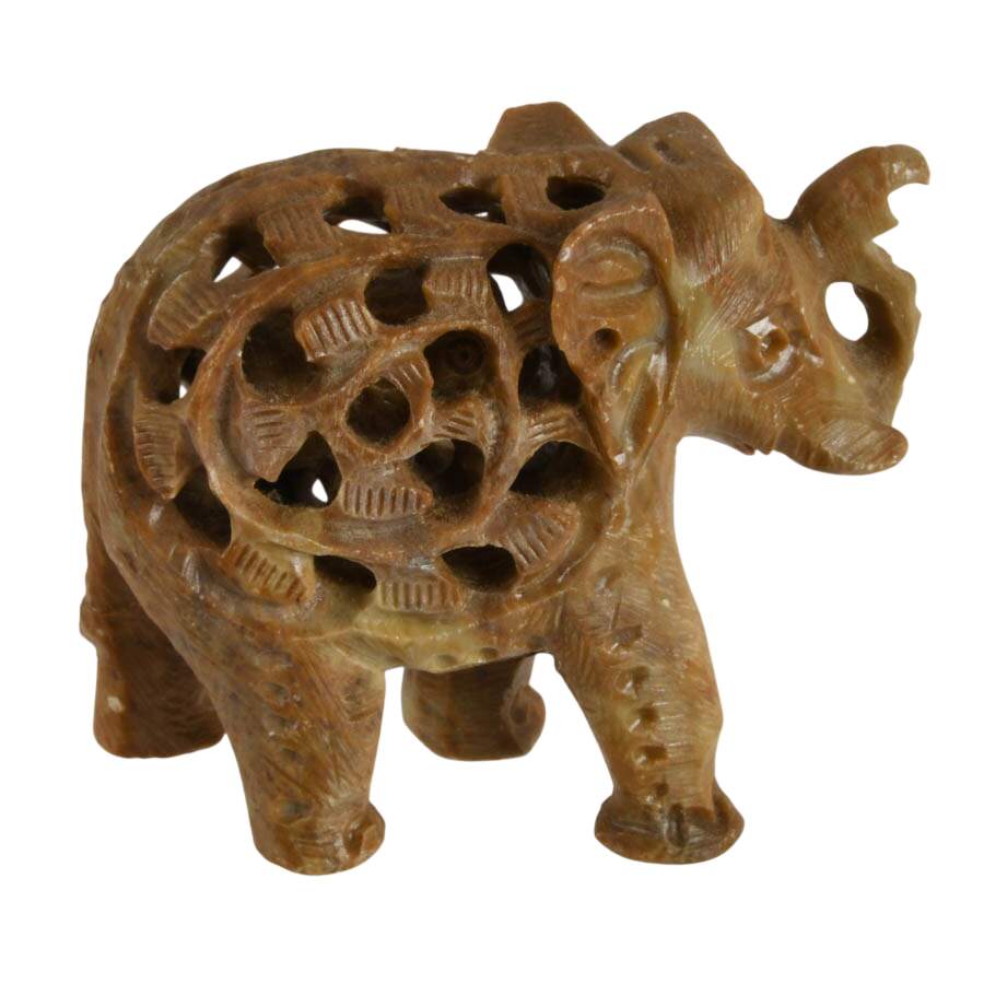 Pair of Soapstone Carved Animals-8