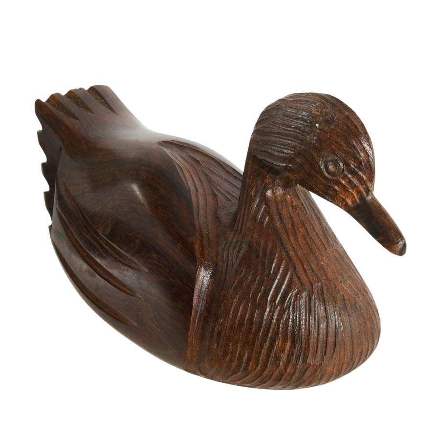 Hand-Carved Wooden Duck-5