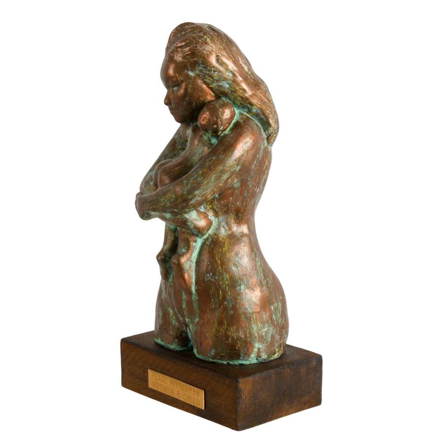 "Mother and Child" Resin Sculpture by Pearl Pitterman-5