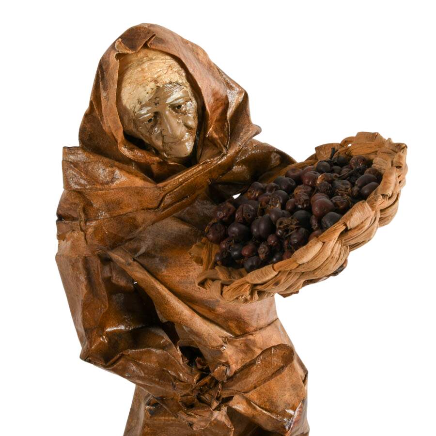 Mexican Folk-Art Papier-Mâché Figure-6