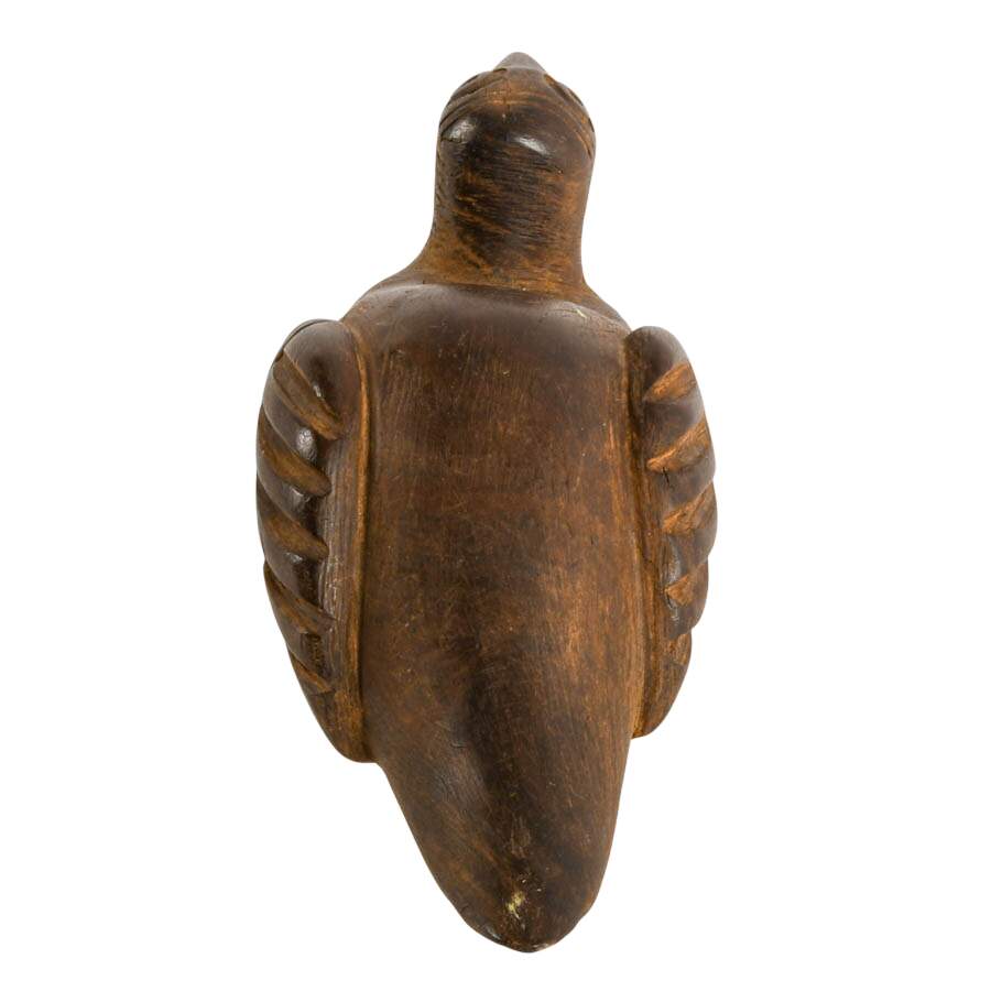 Scandinavian Hand-Carved Ironwood Duck-3