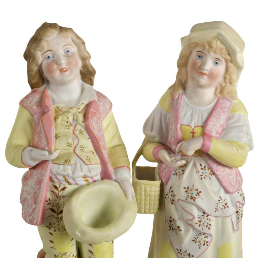 Three-Piece German Family Bisque Figures Set-5