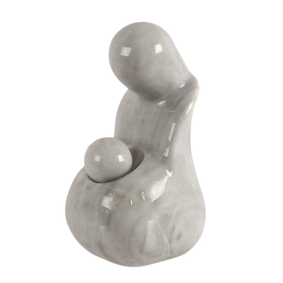 Abstract-Style Hand-Carved Marble Sculpture-2