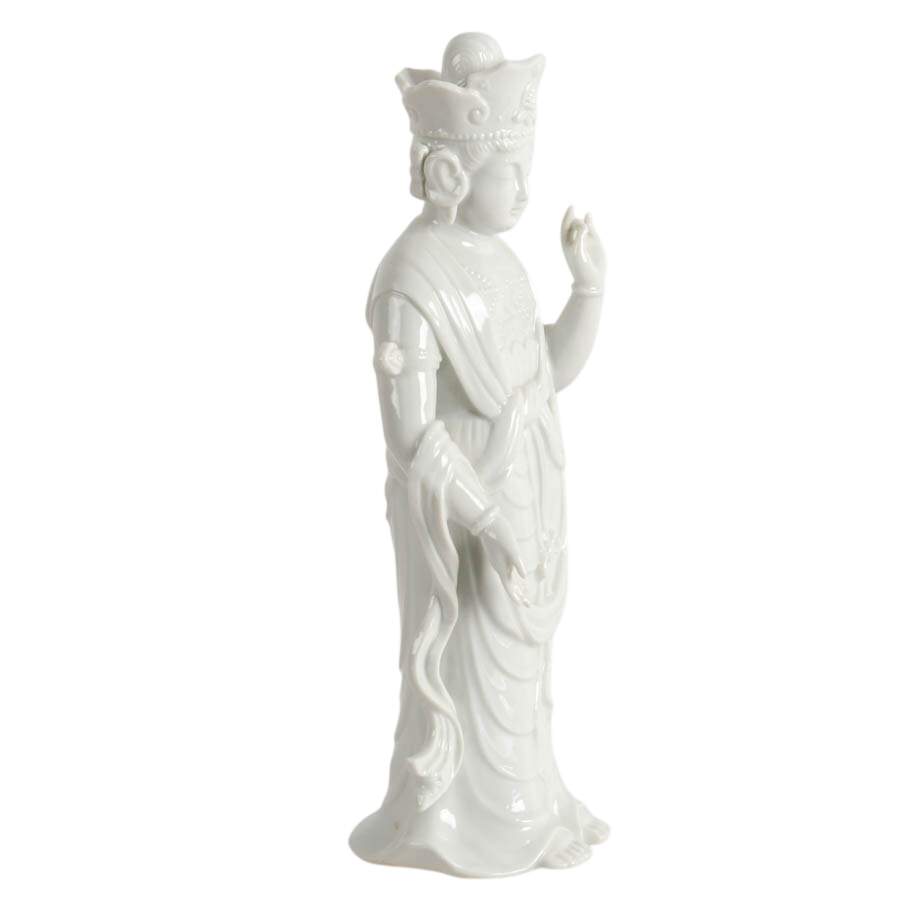 Blank de Chine Porcelain Guan Yin Figure-8