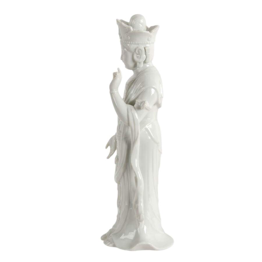 Blank de Chine Porcelain Guan Yin Figure-6