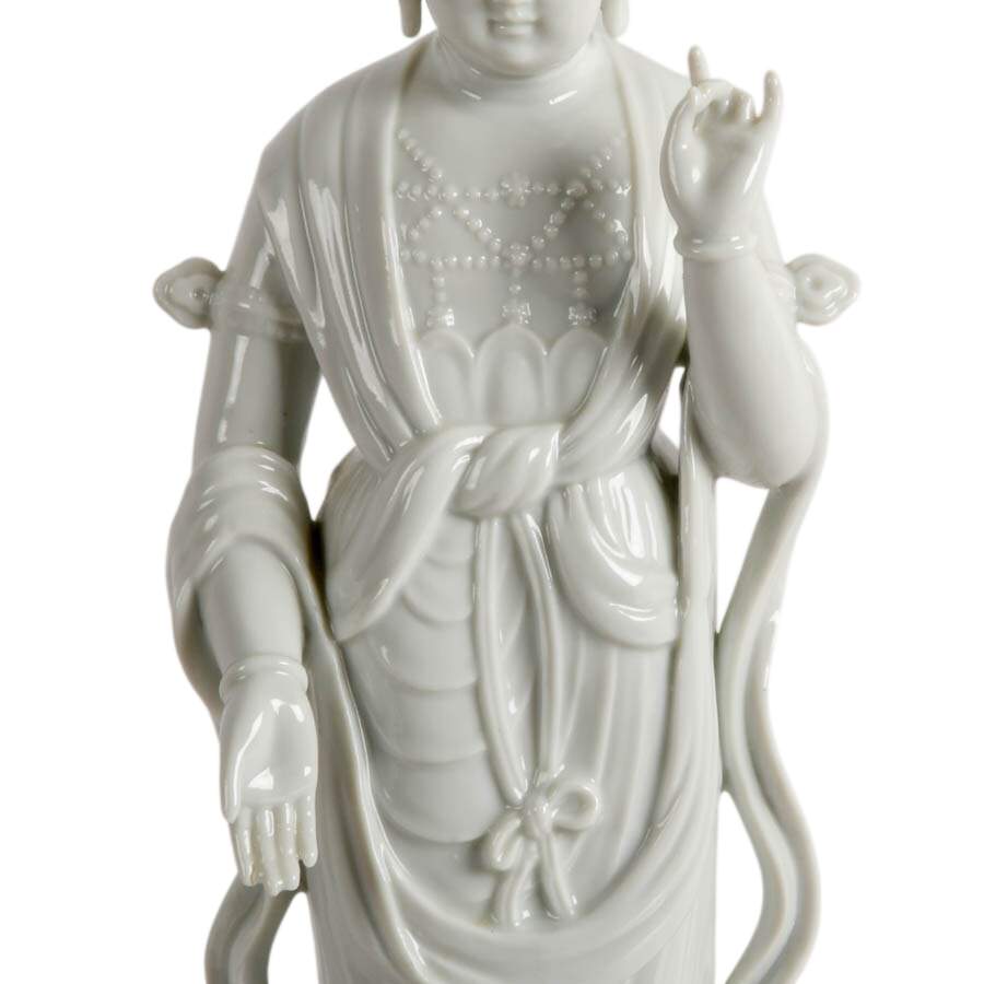 Blank de Chine Porcelain Guan Yin Figure-3