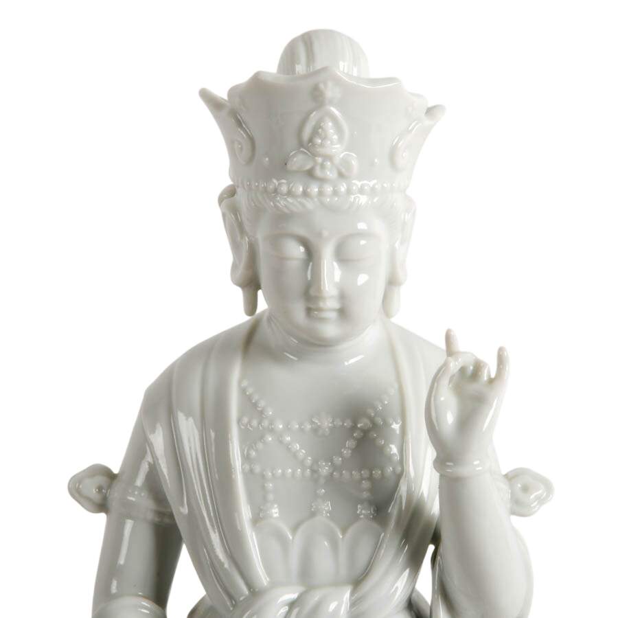 Blank de Chine Porcelain Guan Yin Figure-2
