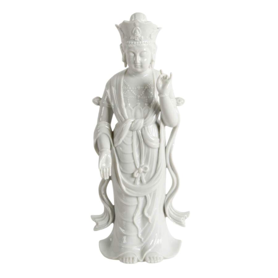 Blank de Chine Porcelain Guan Yin Figure-1