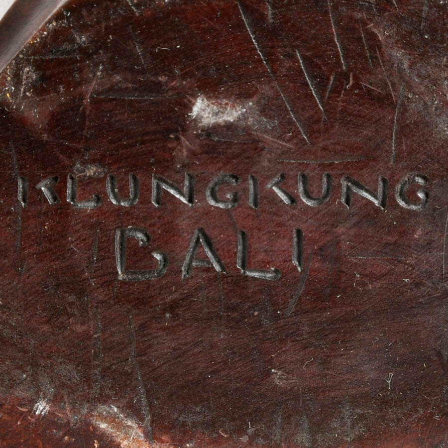 Carved Hardwood Balinese Klungkung Figure-8