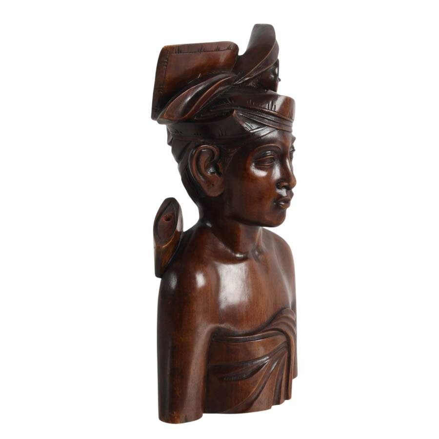 Carved Hardwood Balinese Klungkung Figure-7