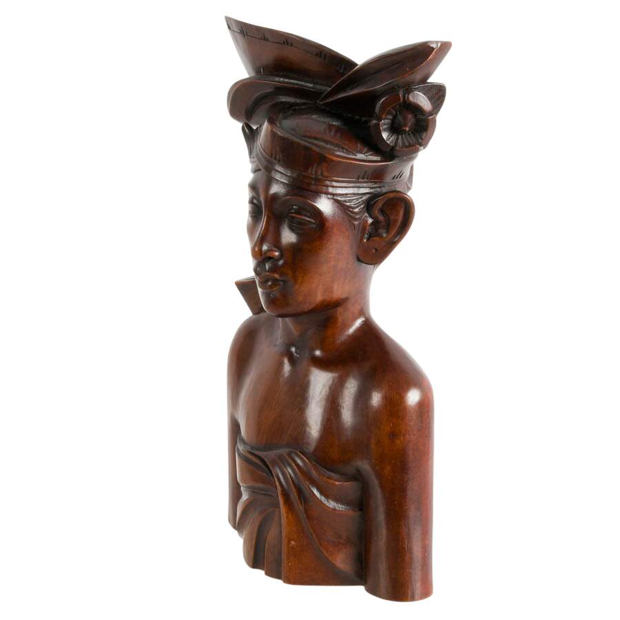 Carved Hardwood Balinese Klungkung Figure-4