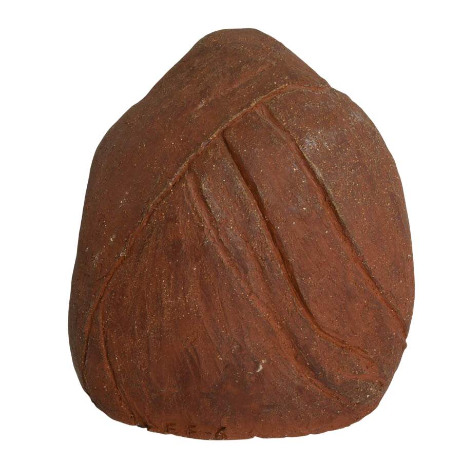 Signed Terracotta Woman Statue-6