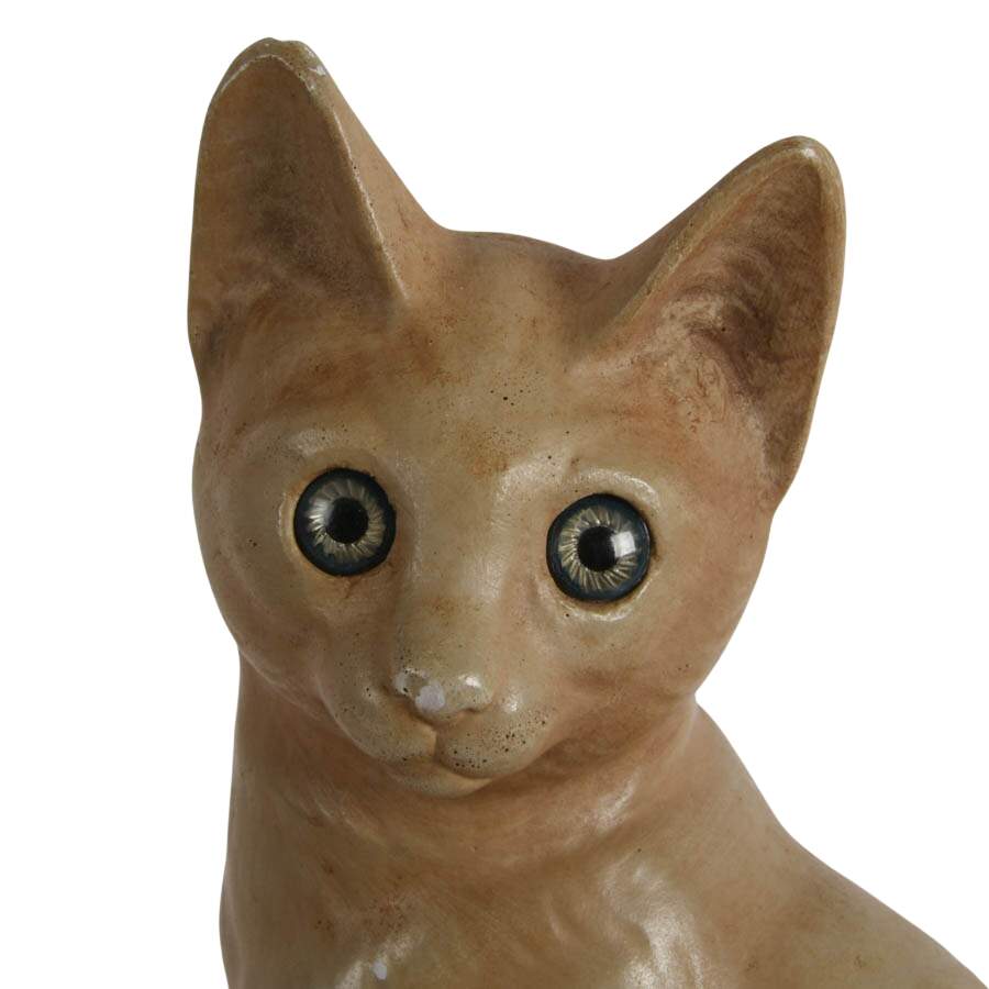 Lot of Six Vintage Miniature Cat Figurines-7