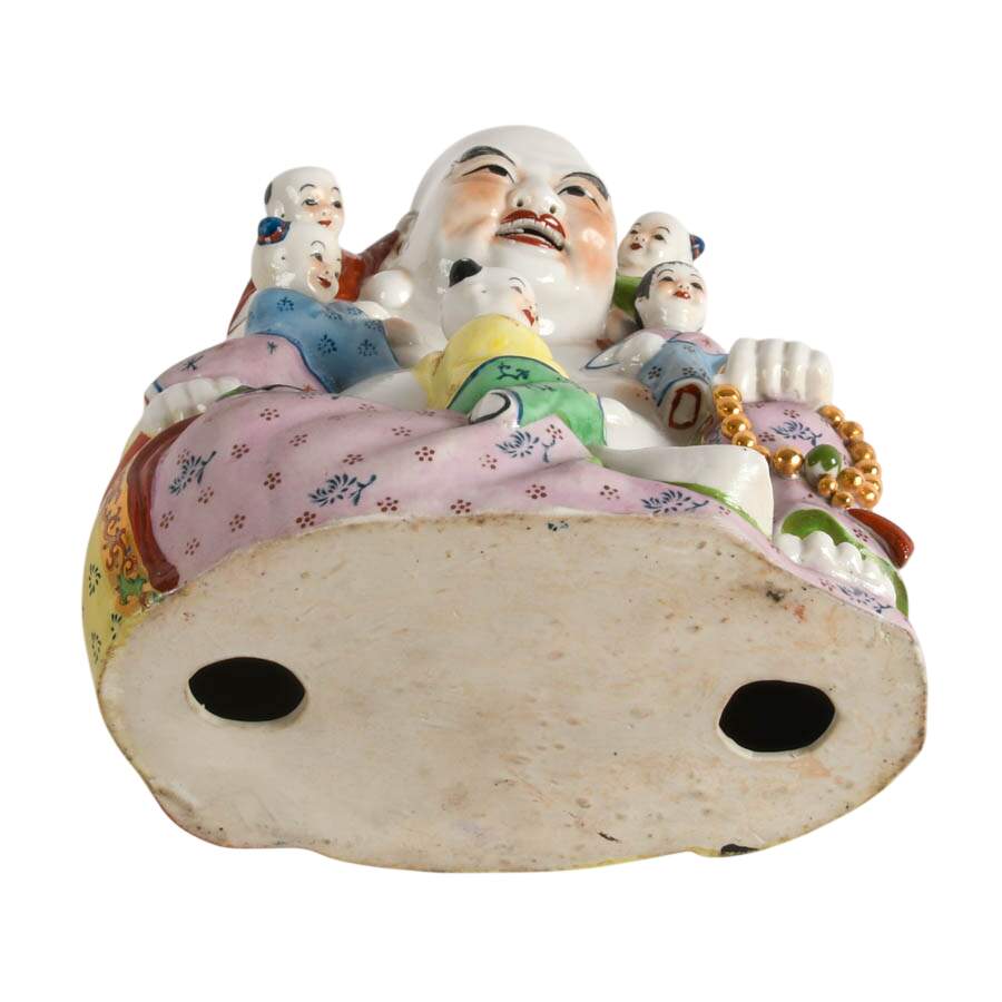 Large Chinese Porcelain Buddha Figure-7
