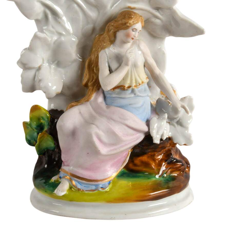 Pair of Antique Porcelain Figures-5