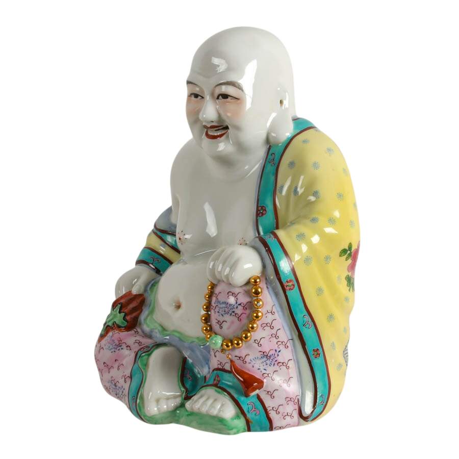 Traditional Chinese Ceramic Buddha Home Temple Sculpture-4