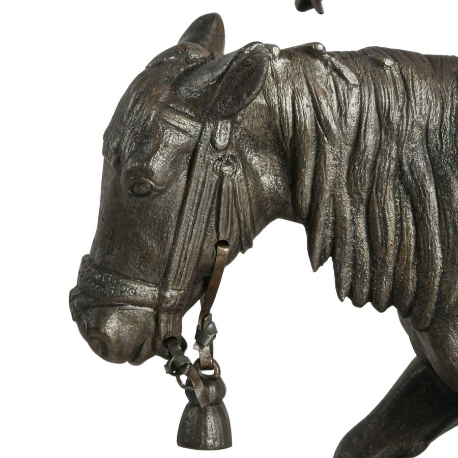 Antique Peasant Woman on Horse in the Style of Nikolai Ivanovich Lieberich-6