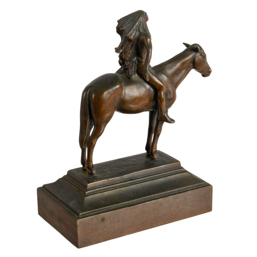 Antique "Appeal to the Great Spirit" Bronze After Cyrus Edwin Dallin-6
