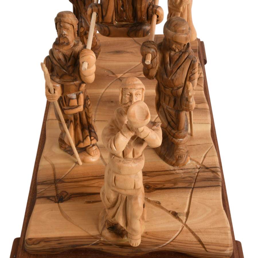 Hand-Crafted Olive Wood Art of the Covenant by Morris & Theresa Cerullo-7