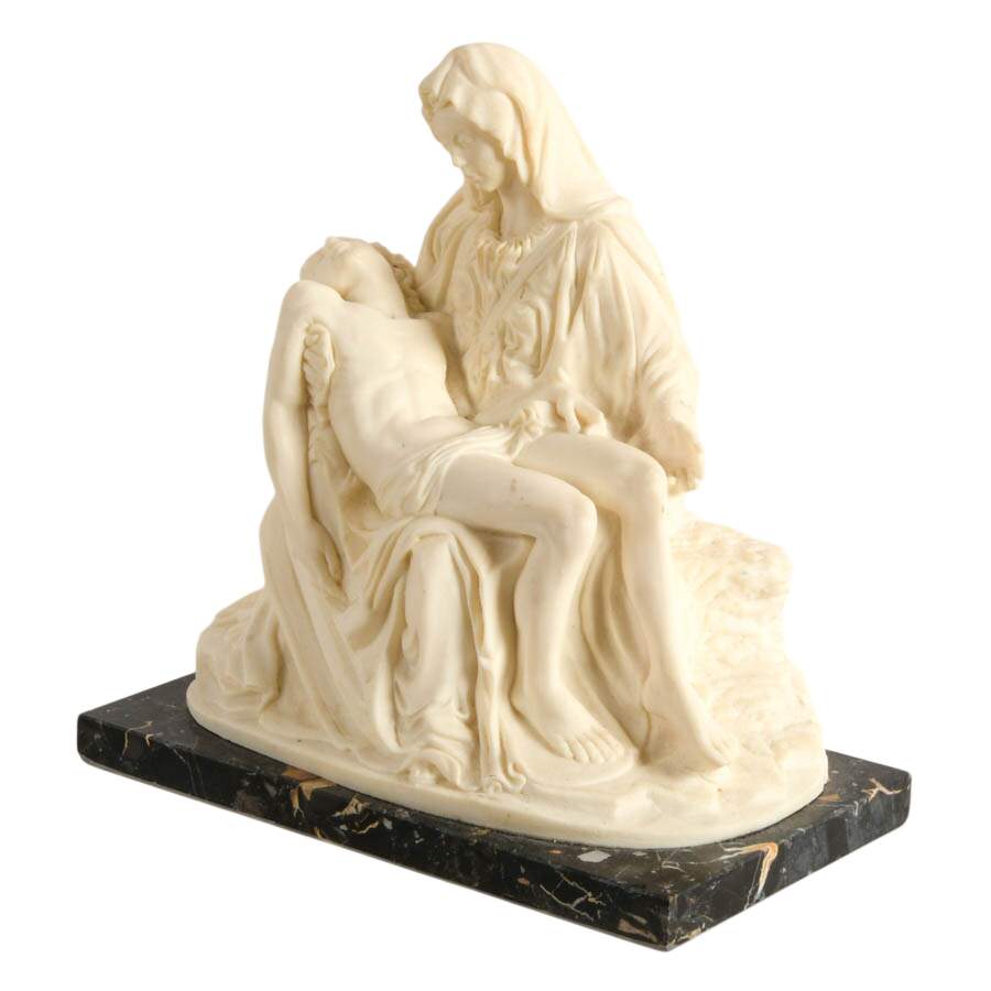 Michelangelo's Pietà Resin and Stone Sculpture-2