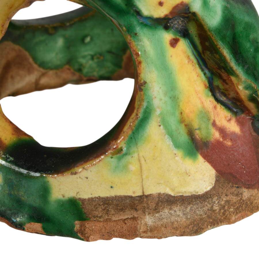 Qing Dynasty Sancai Glazed Parrot-7