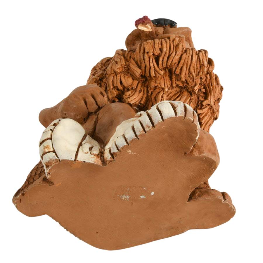 1970s Signed Dave Grossman Sporty Lion Resin Figurine-9