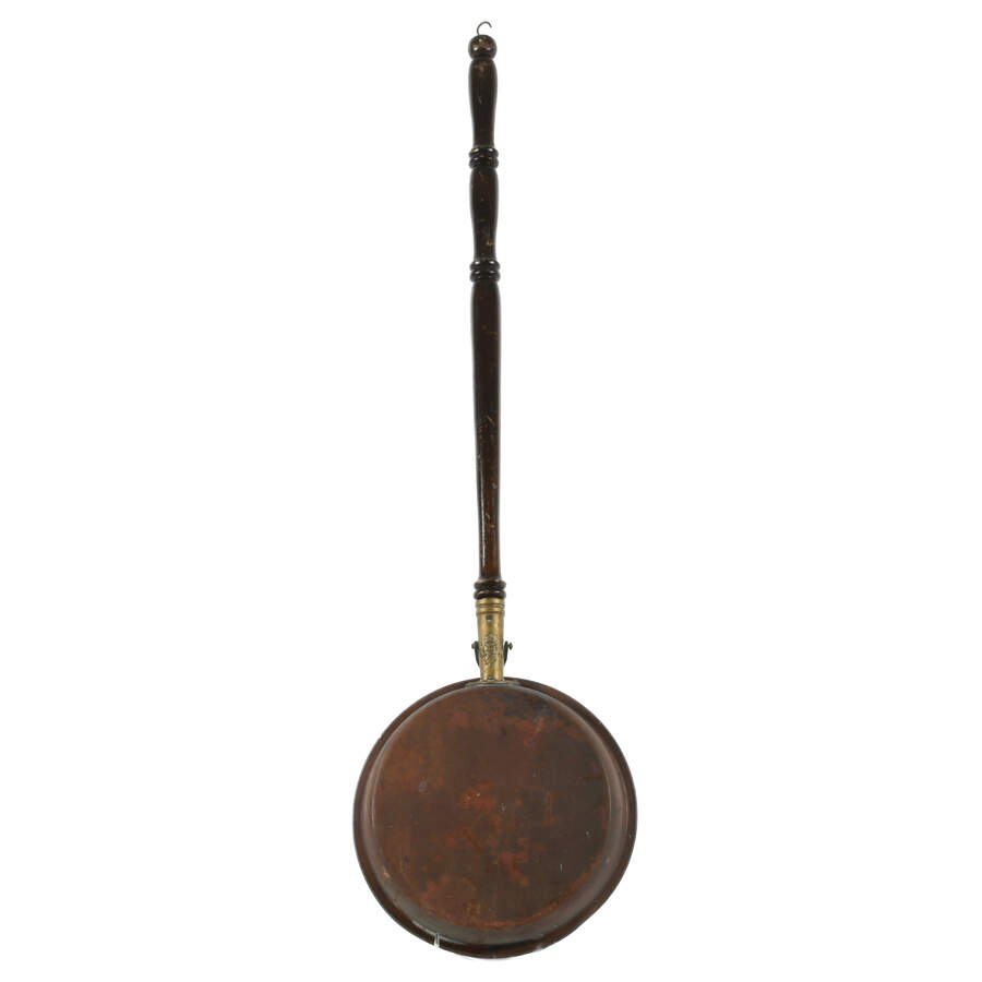 Antique Copper Bed Warmer-5