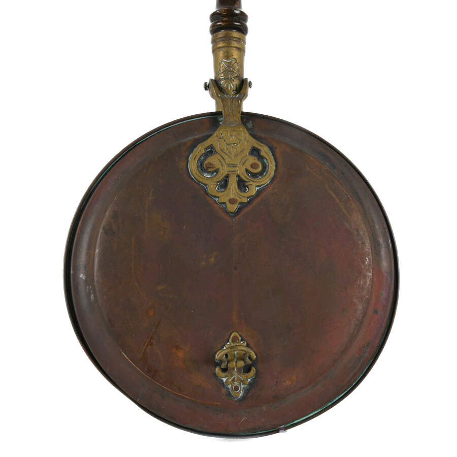 Antique Copper Bed Warmer-4
