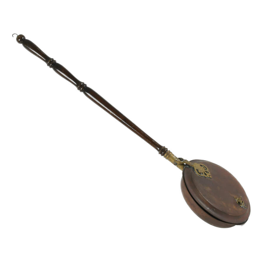 Antique Copper Bed Warmer-3