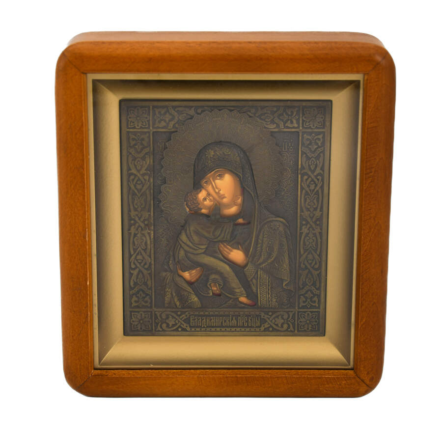 Russian Frame of the Mother of God From Vladimirsky Cathedral-2
