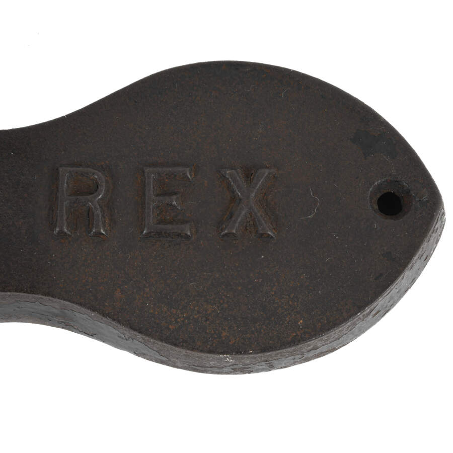 Antique Rex Cast Iron Tobacco Cutter-5