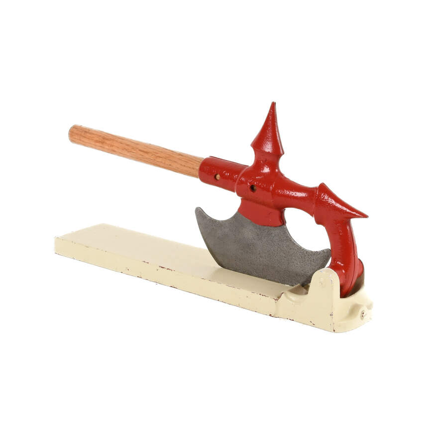 Antique Rogers Iron Co. Battle Axe Tobacco Cutter-3