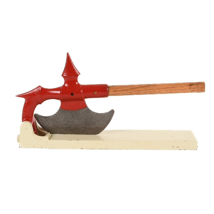 Antique Rogers Iron Co. Battle Axe Tobacco Cutter-1