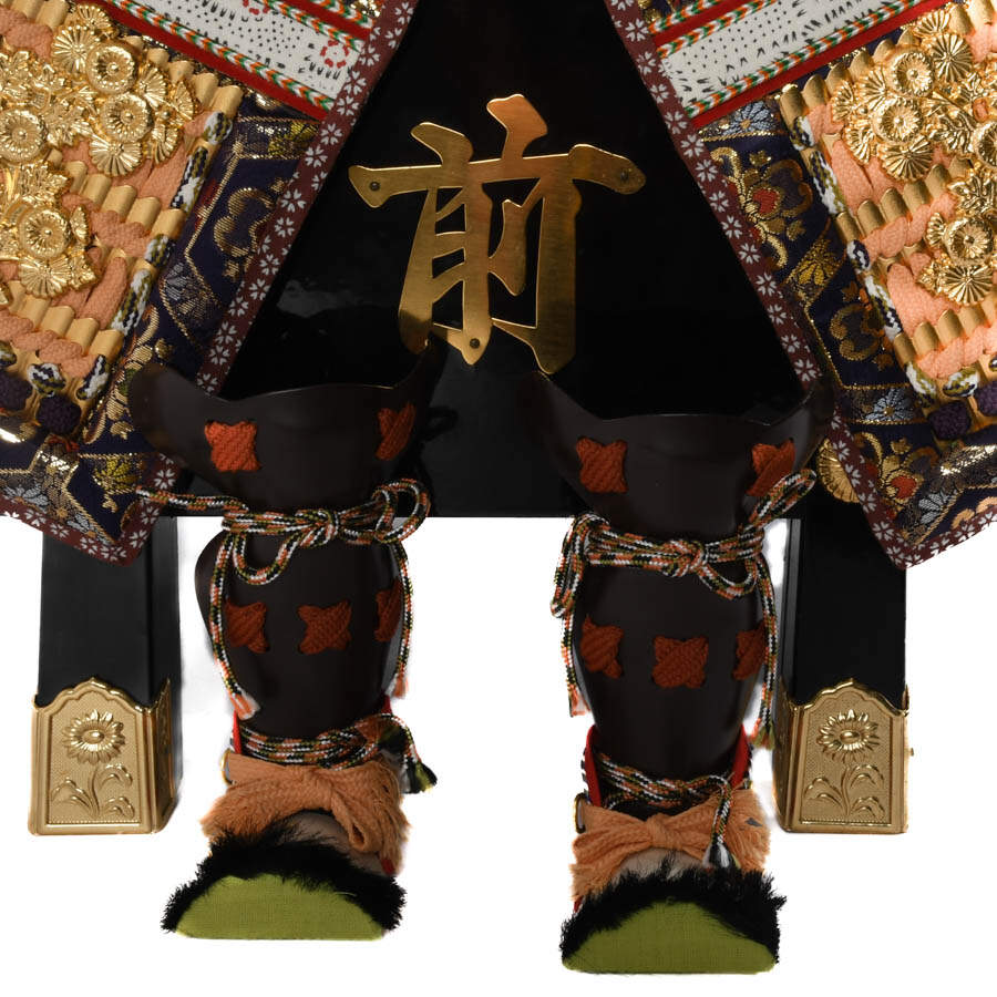 Mini Samuri Outfit on Wooden Box Stand-4