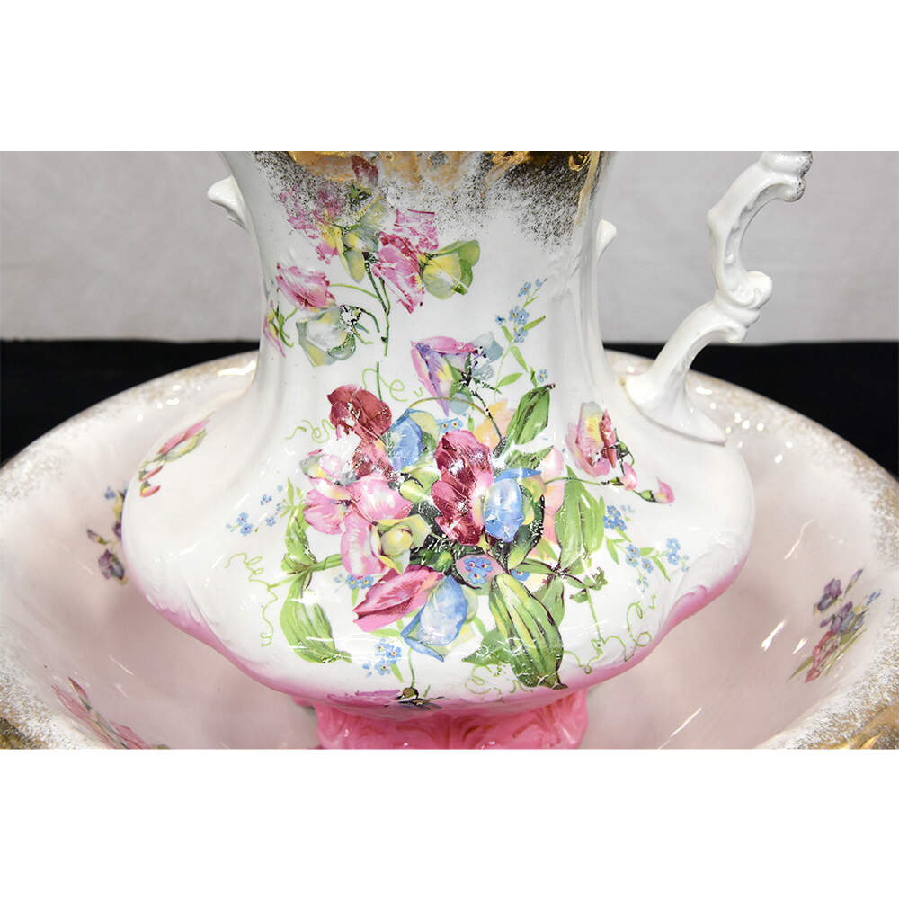 Sterling China Sweet Pea 7-Piece Toilet Set-4
