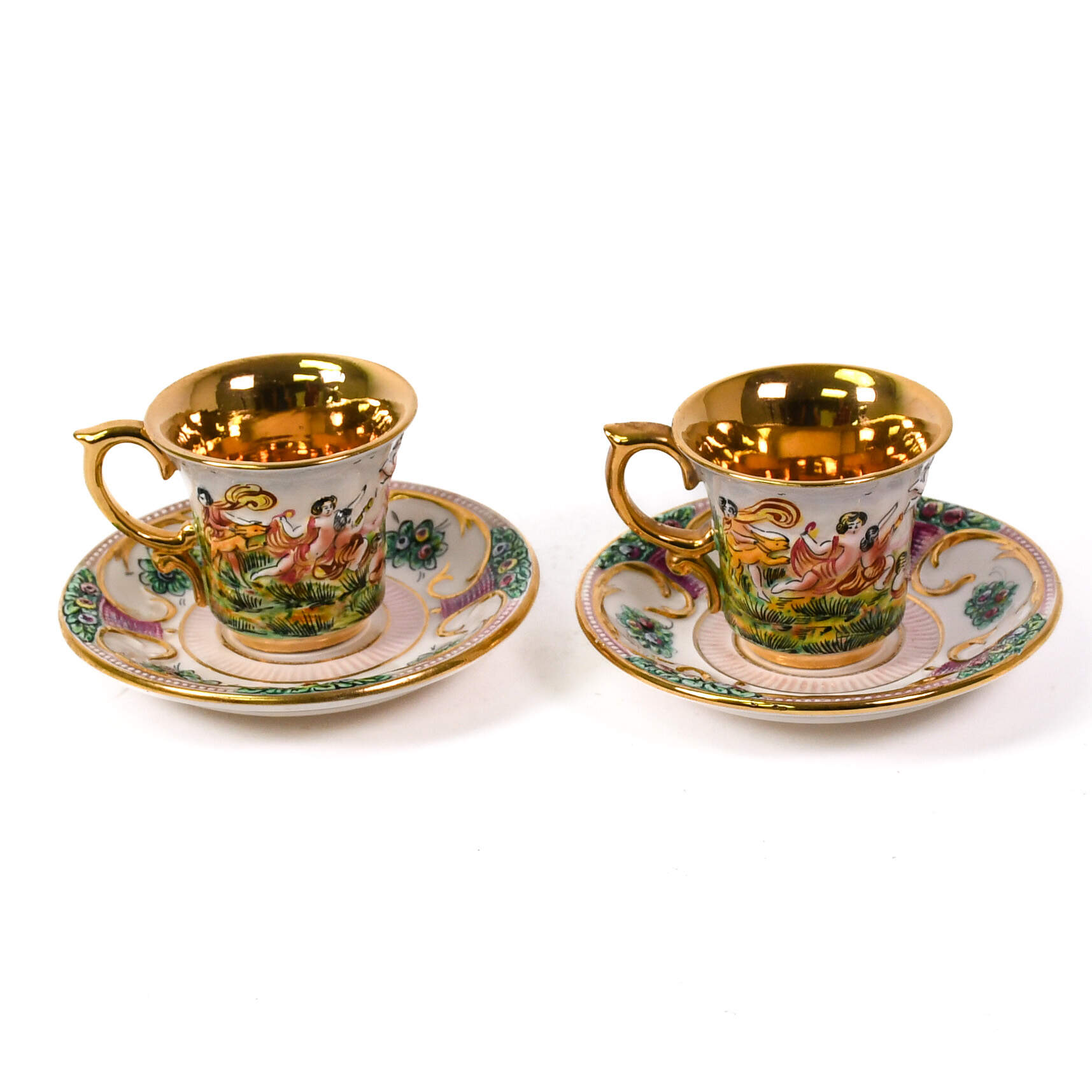Capodimonte MAS 2 Piece Teacup and Saucer Set-3