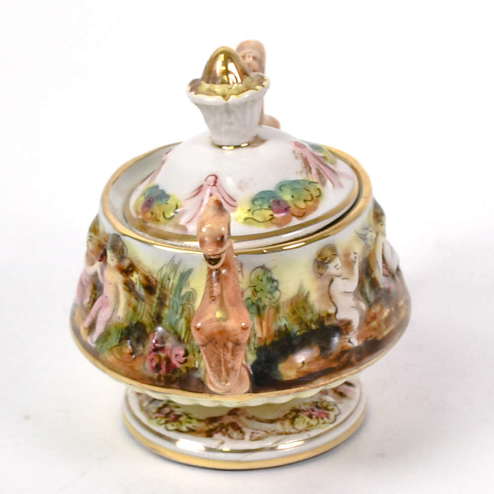 Capodimonte MAS Dragons and Cupids Tea Set-8