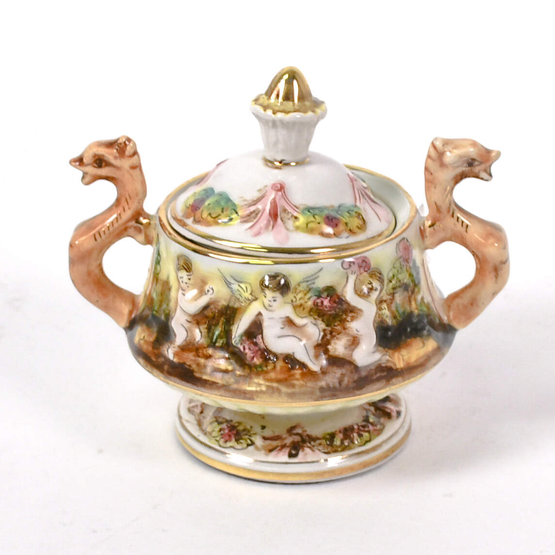 Capodimonte MAS Dragons and Cupids Tea Set-7
