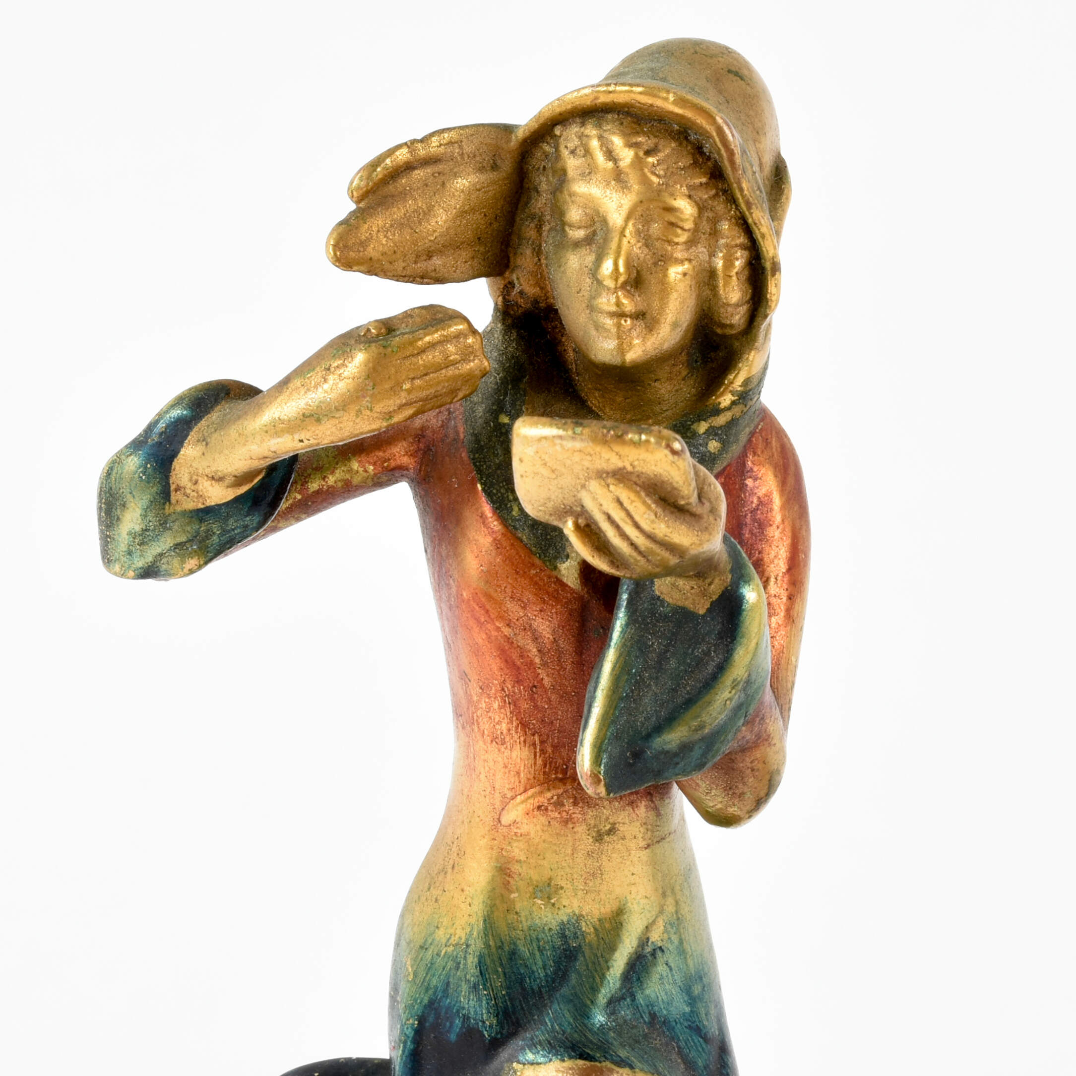 Pair of Art Deco Cold Painted Flapper Bookends-7
