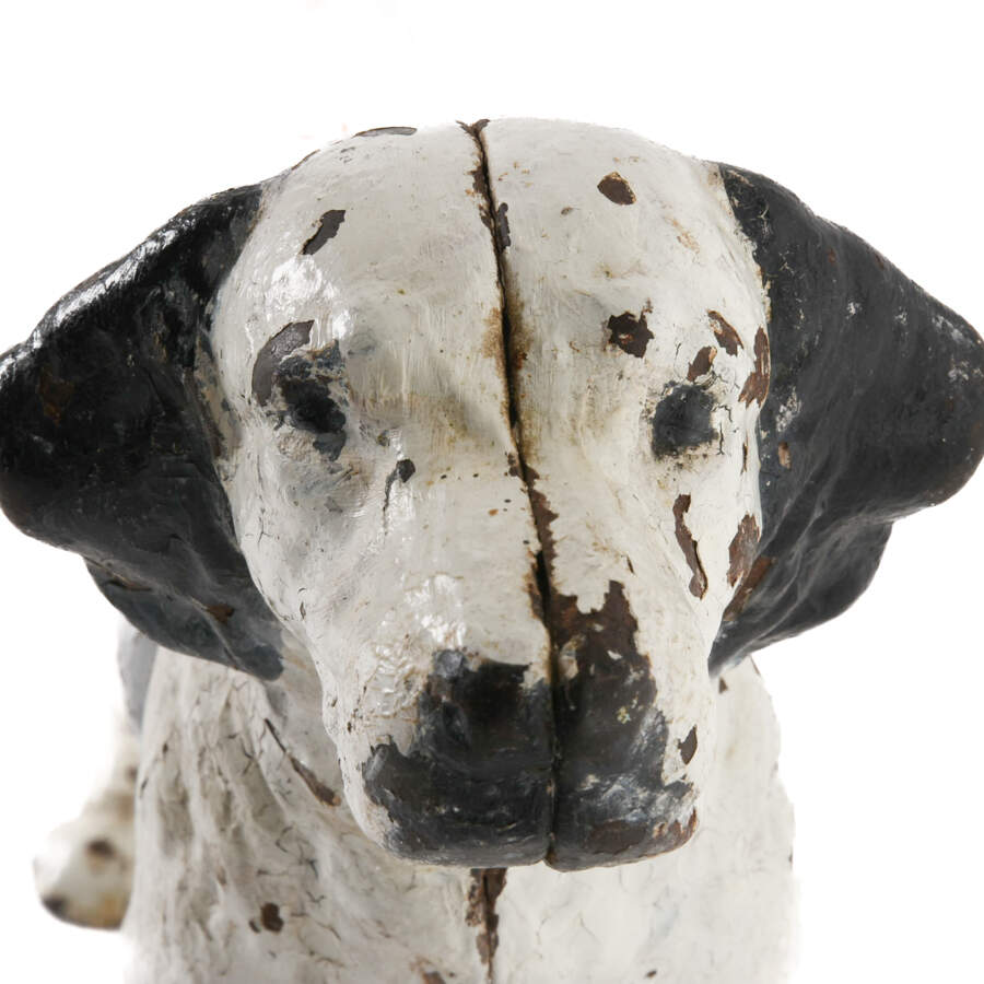 Antique Cast Iron Setter Dog Doorstop-5