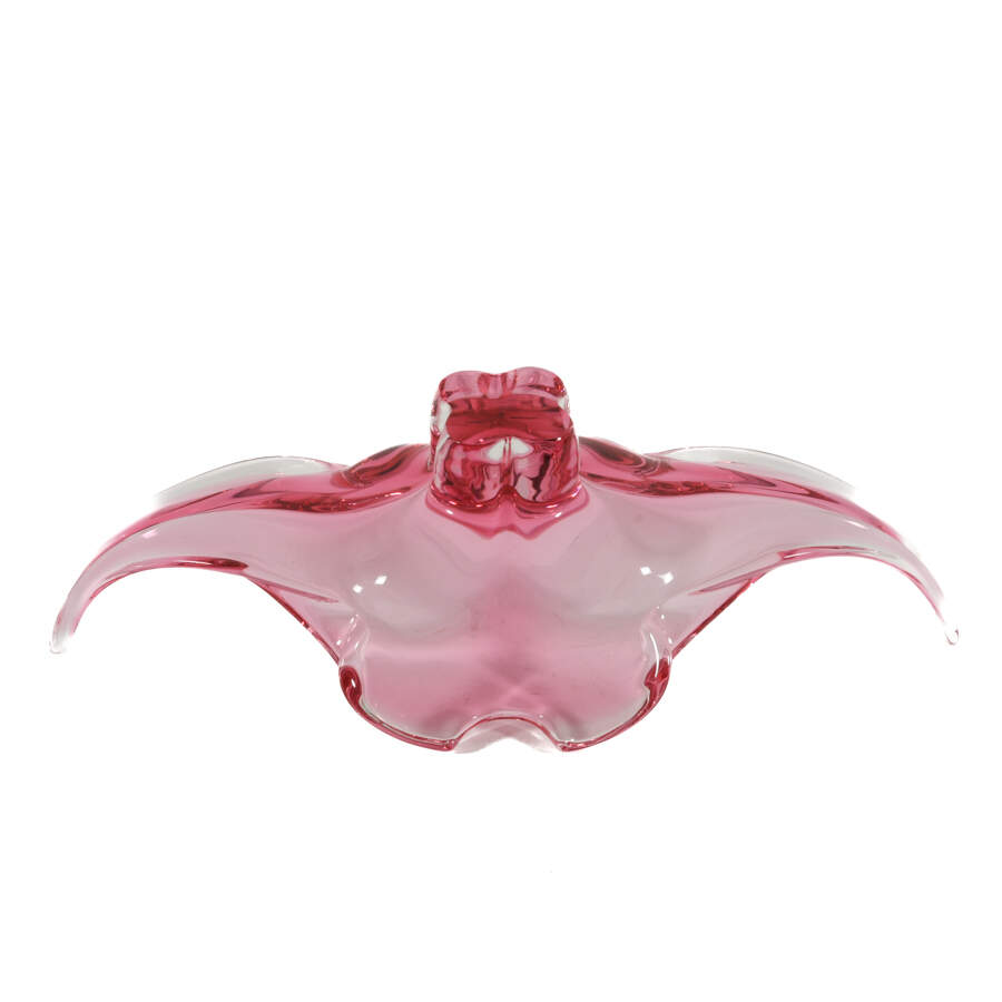 Josef Hospodka Pink Glass Centerpiece-4