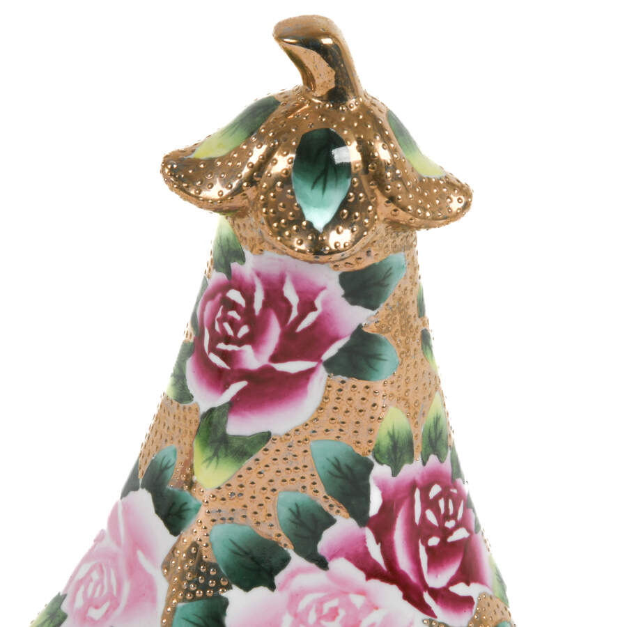 Pair of Pottery Roses Wall Pockets-6