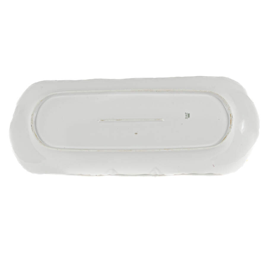 Antique French Gold and White Platter-4