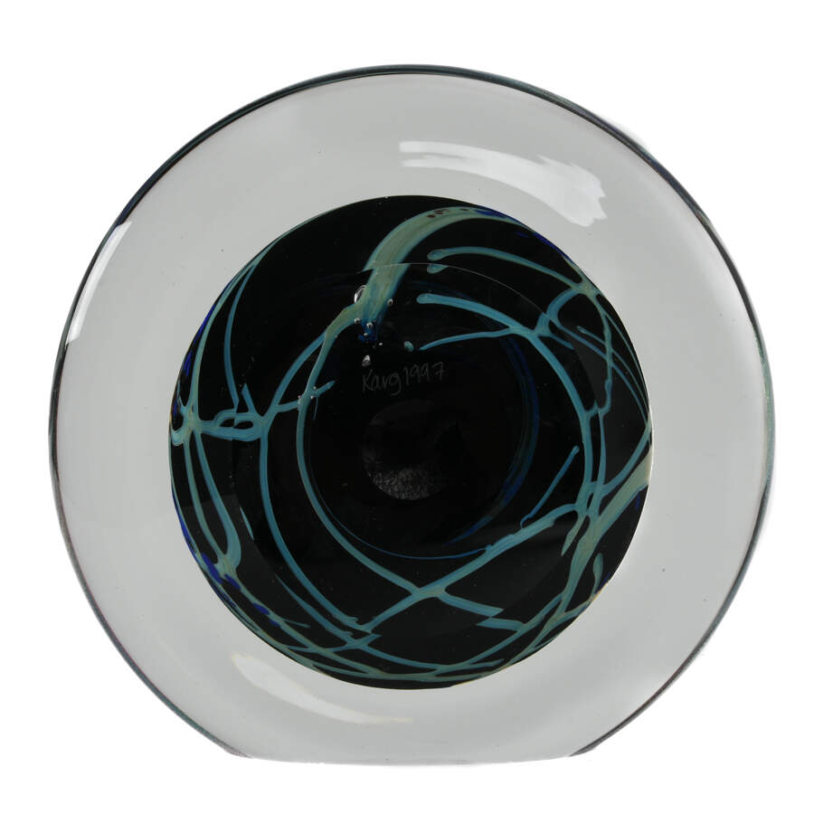 1997 Rollin Karg Art Glass Sphere-6