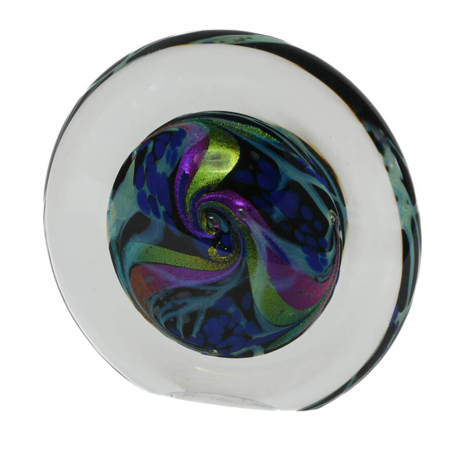 1997 Rollin Karg Art Glass Sphere-3