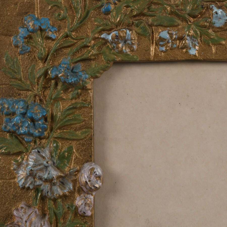 Antique Art Nouveau High Relief Art Garden Frame-6