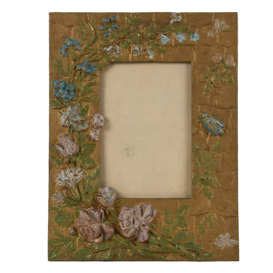 Antique Art Nouveau High Relief Art Garden Frame-1