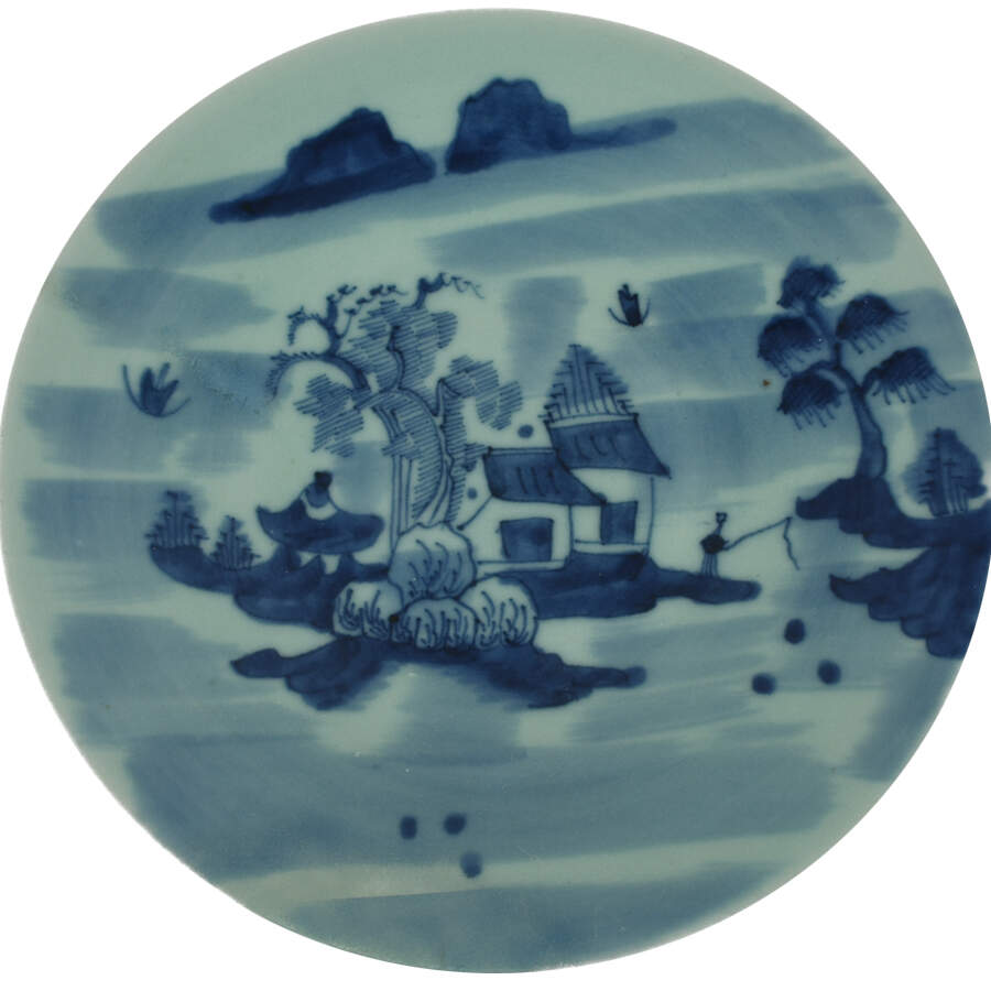 Antique Chinese Blue and White Plate-3